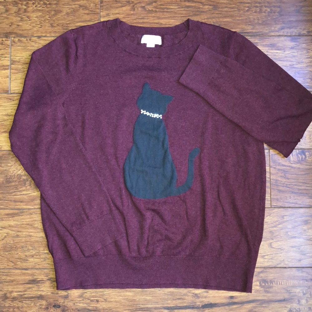 LOFT sweater “Glamorous Cat”